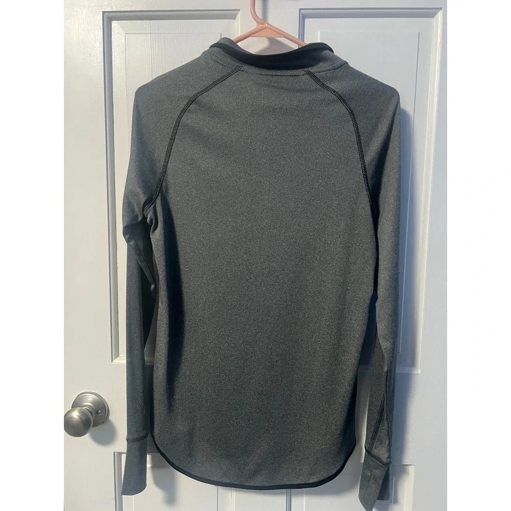Colosseum Missouri Tigers Mizzou Womens Quarter Zip Pullover Gray Thumbhole L - Picture 5 of 5